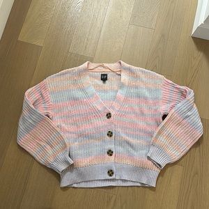 Gap pastel color chunky cardigan